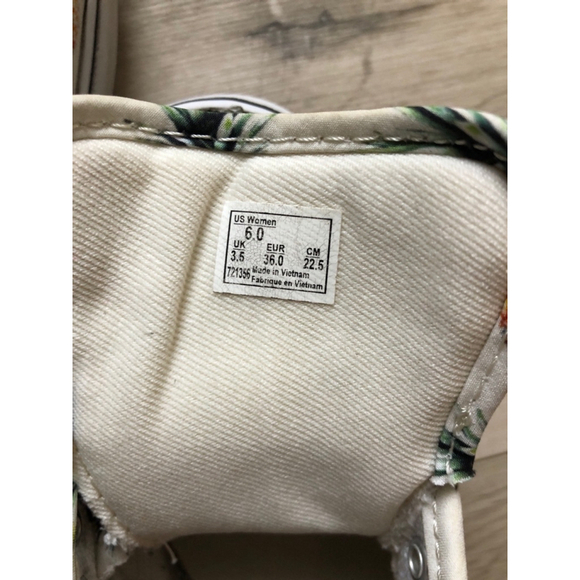 Vans Pineapple Sneakers White Orange Women's Size 6 - Picture 4 of 4